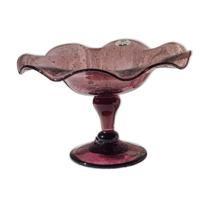 Coupe à fruits, compotier verre