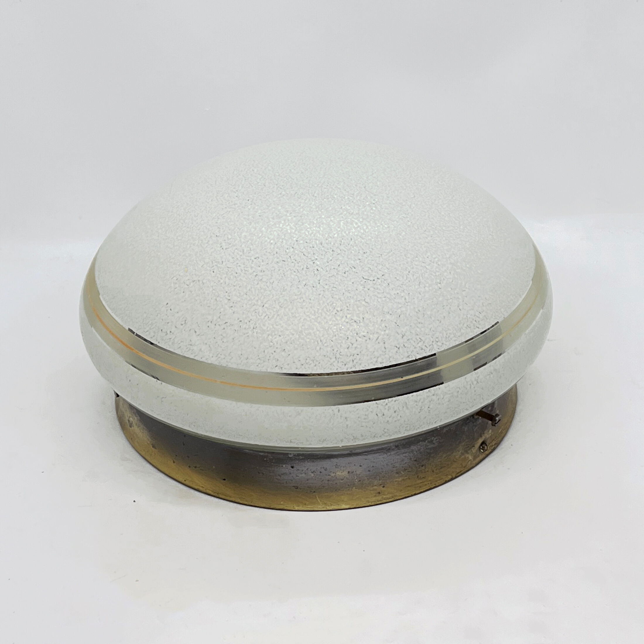 Plafon lamp art deco Meissen, Germany, 1940s