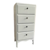 High chest of drawers with 4 original vintage drawers from the 1950s