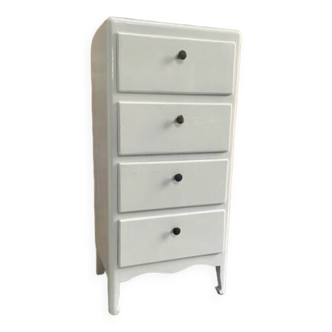 High chest of drawers with 4 original vintage drawers from the 1950s