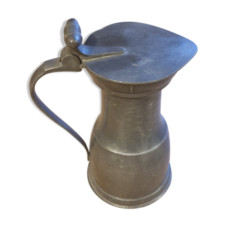 Tin pitcher