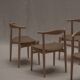 Model FH 1934 dining chairs by Hans J. Wegner