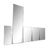 Set of five old mirrors of different sizes around 1900