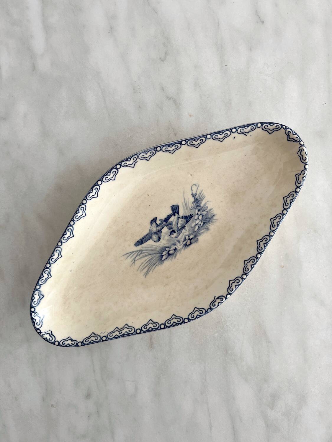 “Summer” ironstone dish from the Clairefontaine earthenware factory