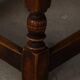 Scandinavian oak stool/box from the early 20th century, 1900s.