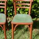 Set of 4 superb vintage Baumann bistro chairs.