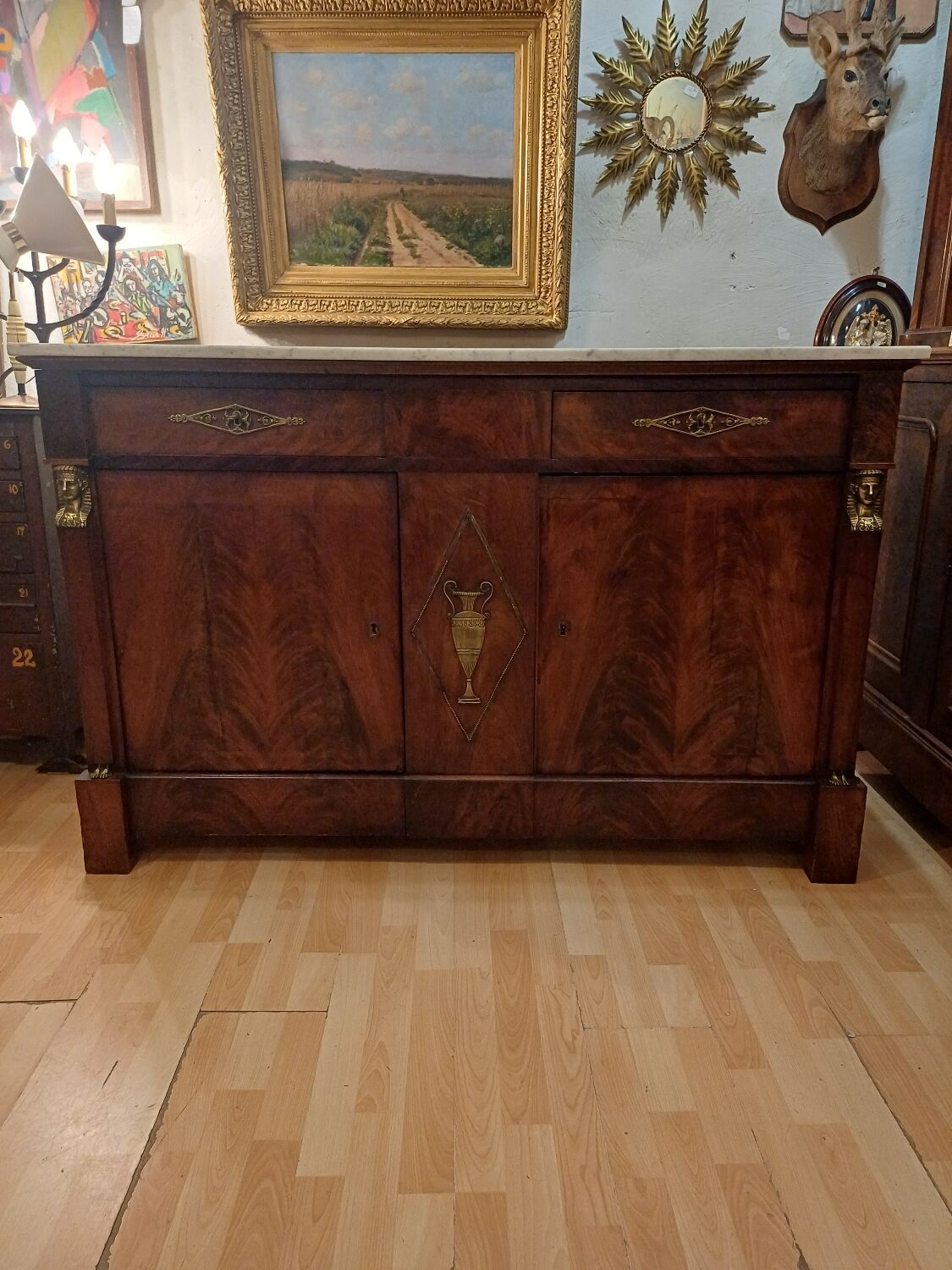 Empire period furniture, returned from Egypt in its original 19th-century condition