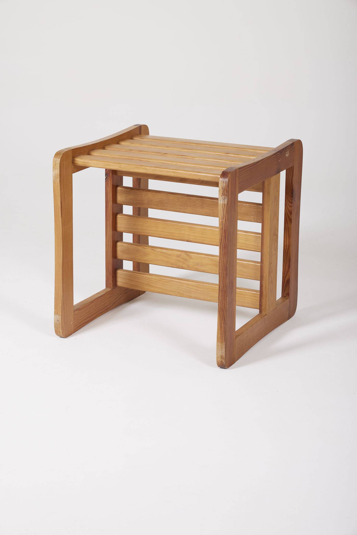 Marcel Gascoin wooden stool