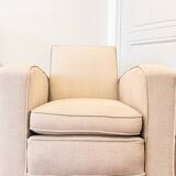 Attention to jacques adnet (1900-1984) - pair of club armchairs