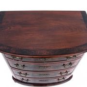 Walnut chest of drawers, Northern Europe, circa 1890. After renovation.