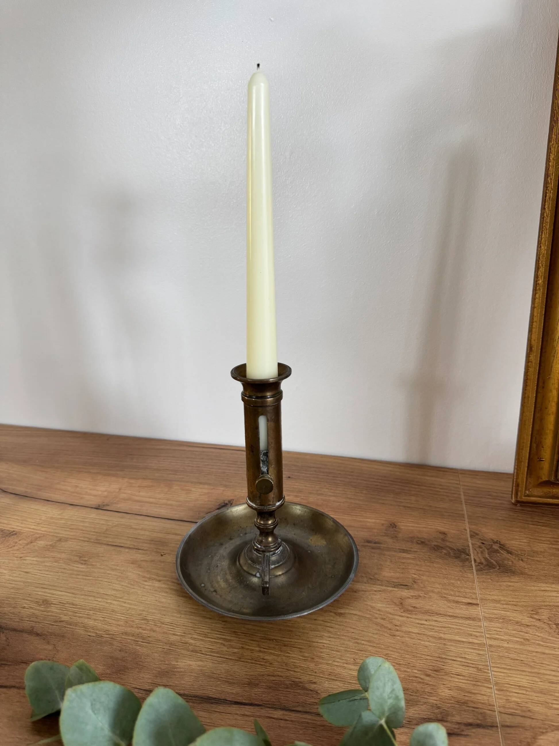 Vintage brass candlestick