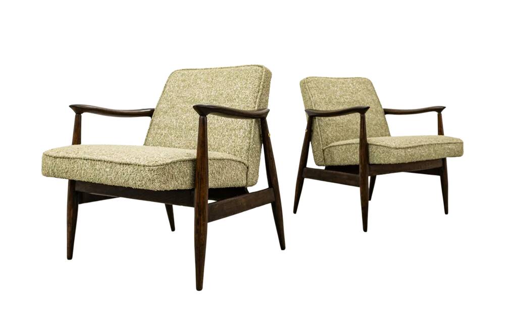 Mid Century Armchairs By Juliusz Kędziorek, Poland, 1960s, Set Of 2
