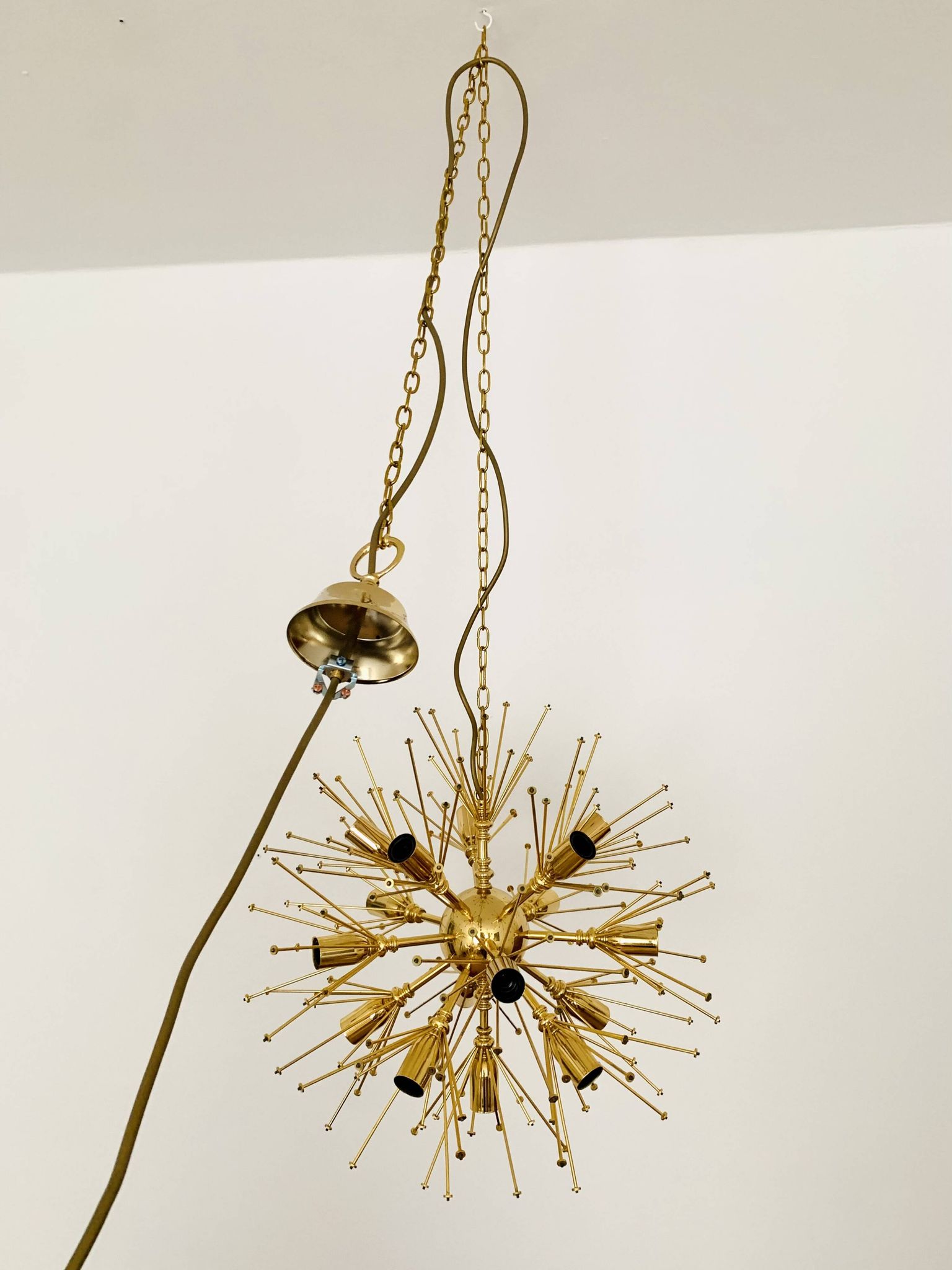Large Floral Ball Chandelier by Palwa