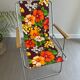 Vintage floral camping chair
