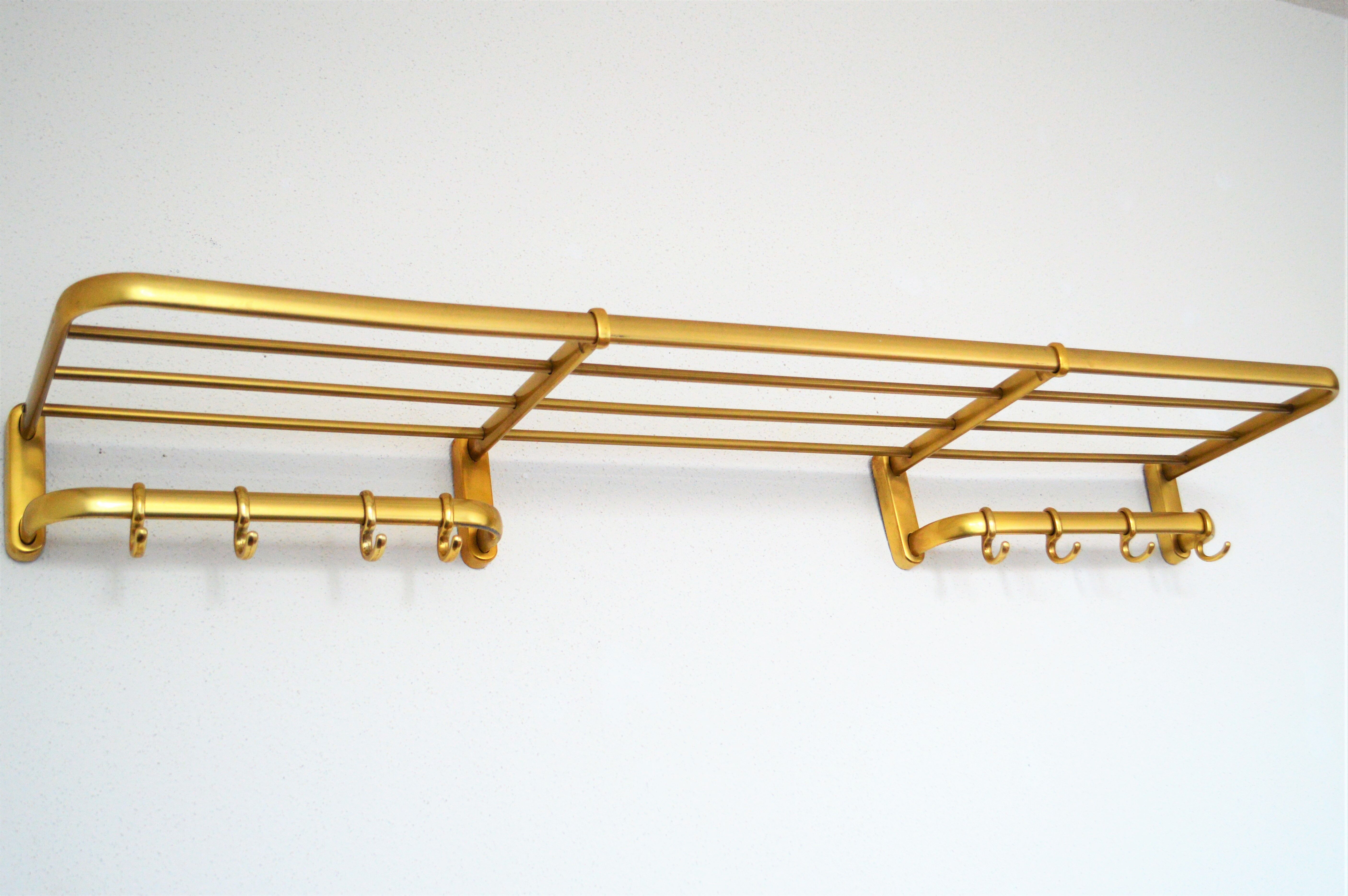 Vintage Design Coat rack Bauhaus wall in Laition of the 50s
