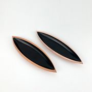 Pair of scandinavian copper cups or bowls ystad metall, design gunnar ander, sweden