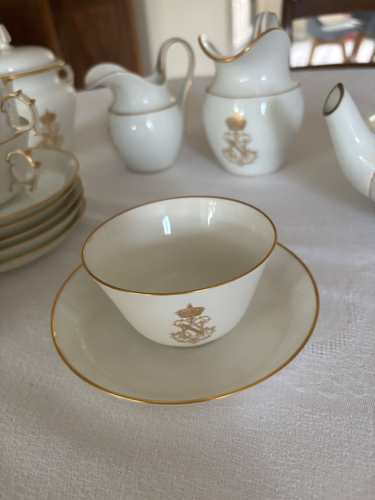 19th-century sèvres porcelain tea service