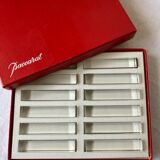 12 porte couteaux en cristal Baccarat