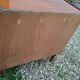 Old vintage chest of drawers with compass foot