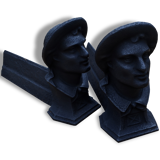 Andirons for fireplace