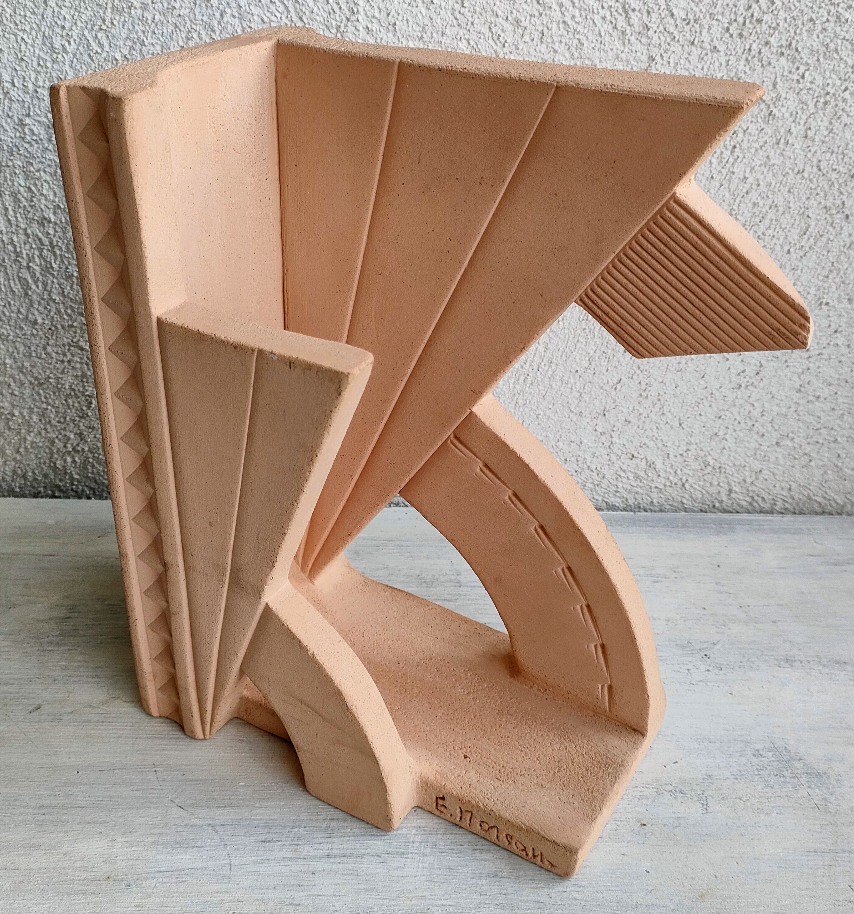 Terracotta book greenhouse art deco style