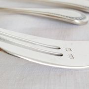 Fourchettes à huîtres ou à dessert , argent sfam