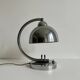 Vintage table lamp, modernist chrome metal, France 1930