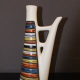 Ceramic pitcher by Capron circa 1960