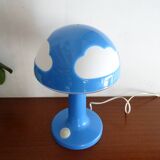 Mushroom lamp cloud IKEA Skojig blue vintage design