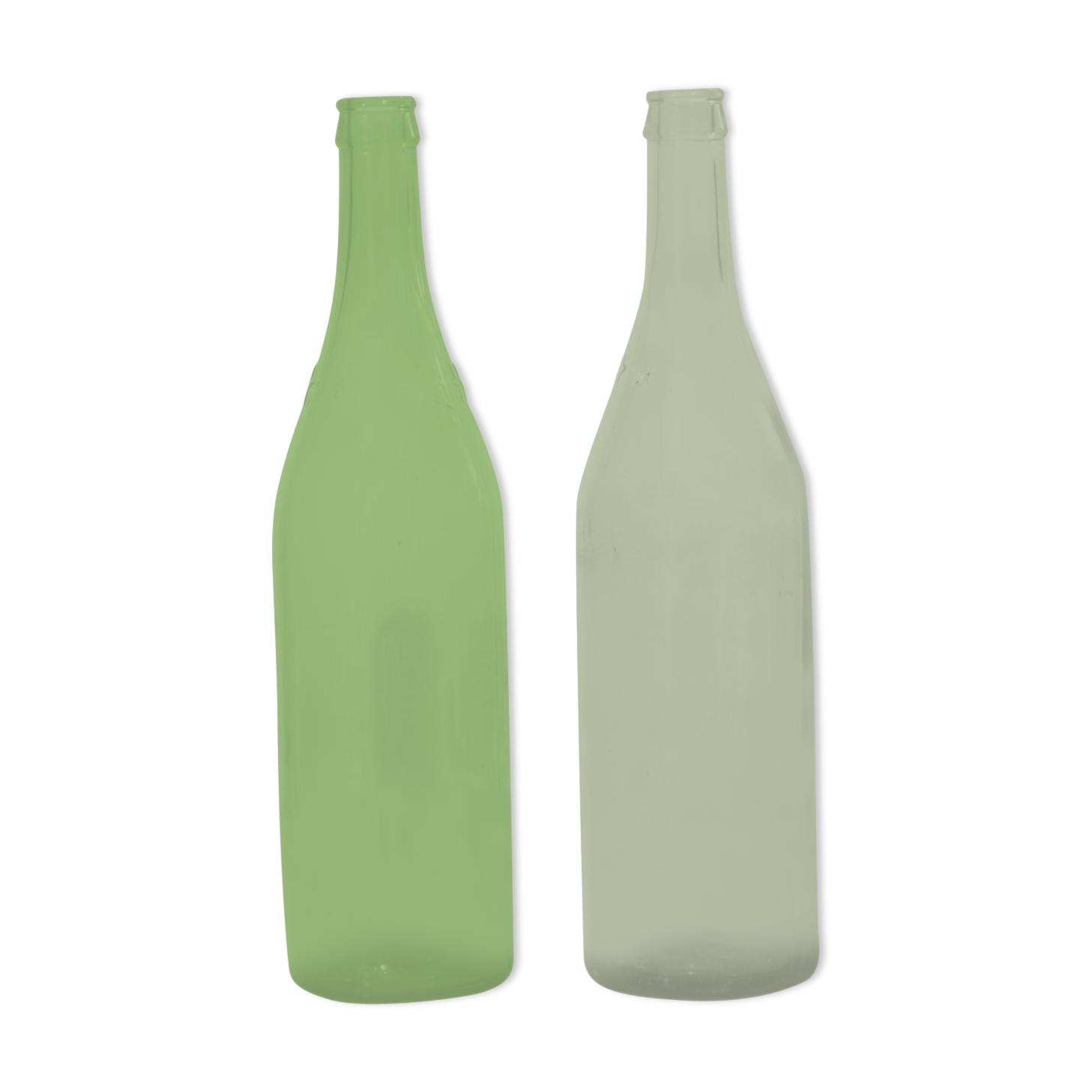 Lot of two old 6-star bottles