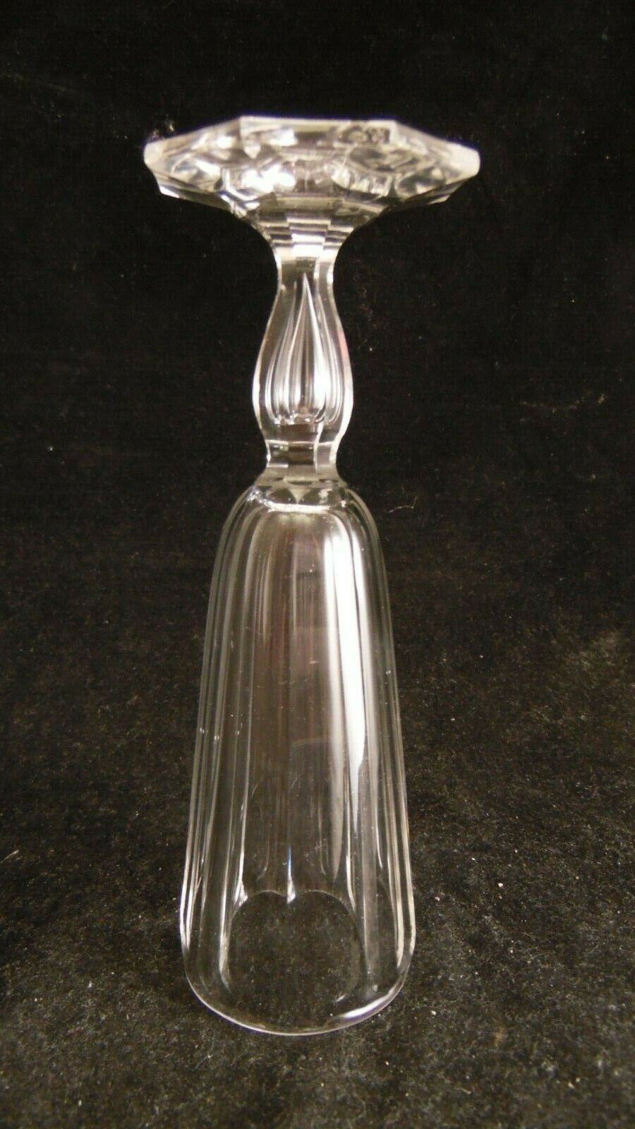 Service of 6 baccarat crystal flutes balustre leg flat odds 1840