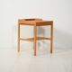 1960s Scandinavian vintage oak bedside table