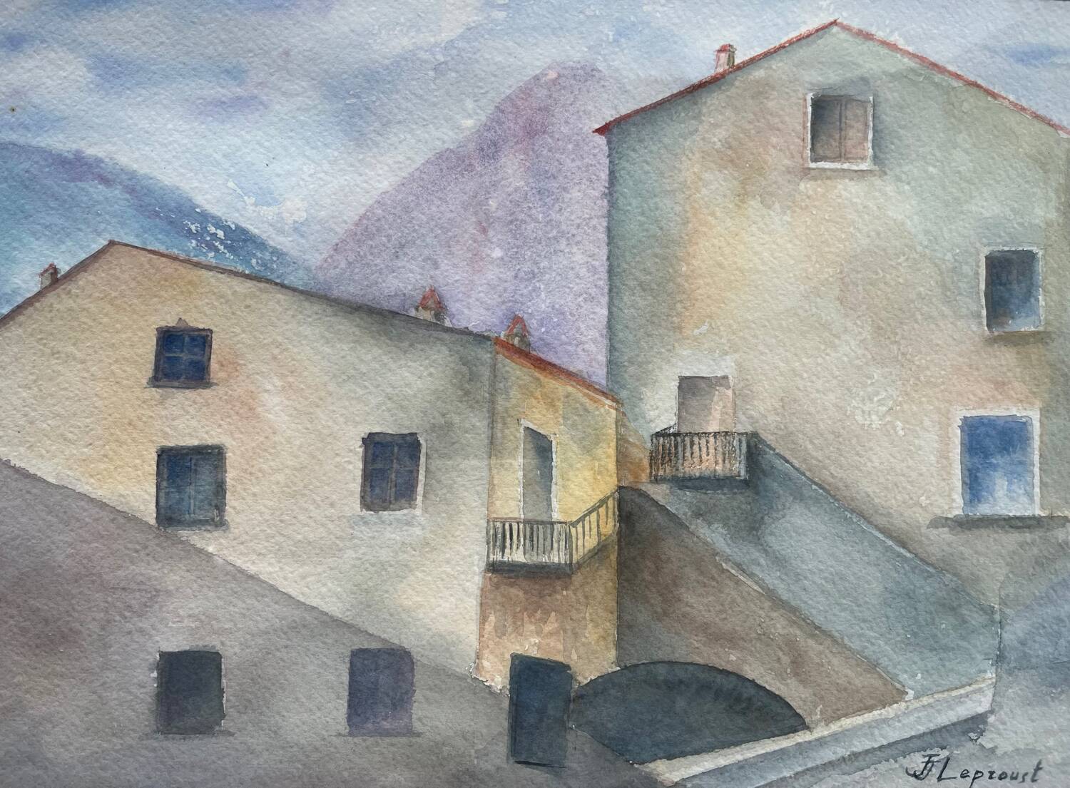 Painting: Watercolor - landscape