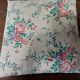 Coussin vintage tissu à fleurs 40 X 45 cm
