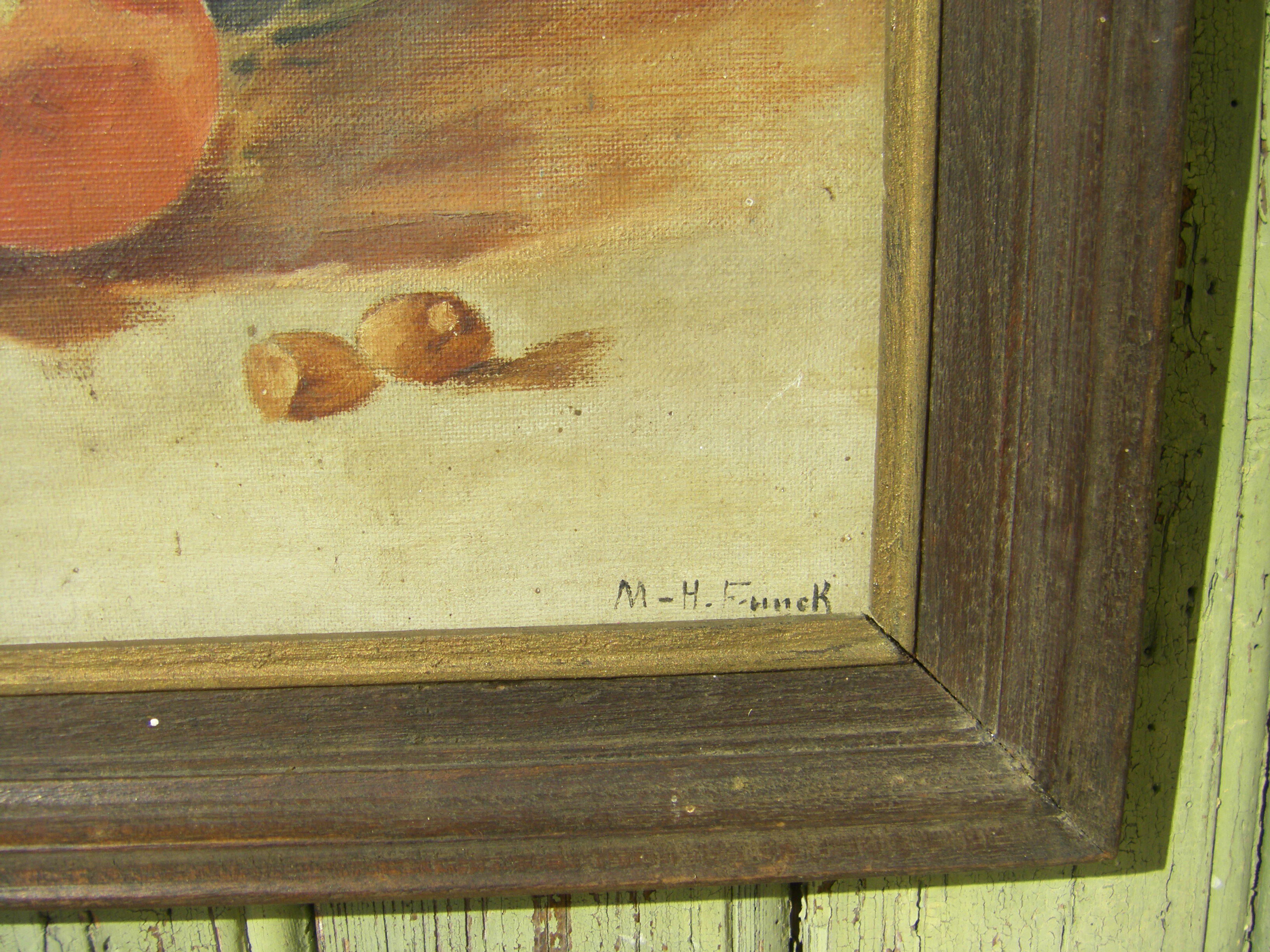 Oil painting still life