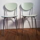 Set of 2 formica chairs