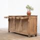 Three-door oak buffet – 19th century