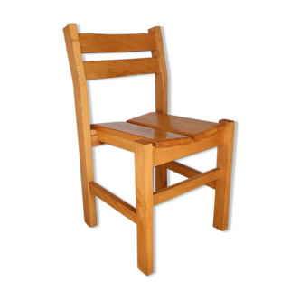 Vintage chair in solid pine 1960