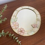Vintage mirror in real mother-of-pearl and brass
