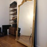 Louis XV-style mirror with its pediment shell - 190x100cm