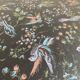 Table basse vintage porte-revues – Table vinyles vintage - Décor d'oiseaux