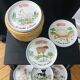 Cheese plates naive designs vintage porcelain