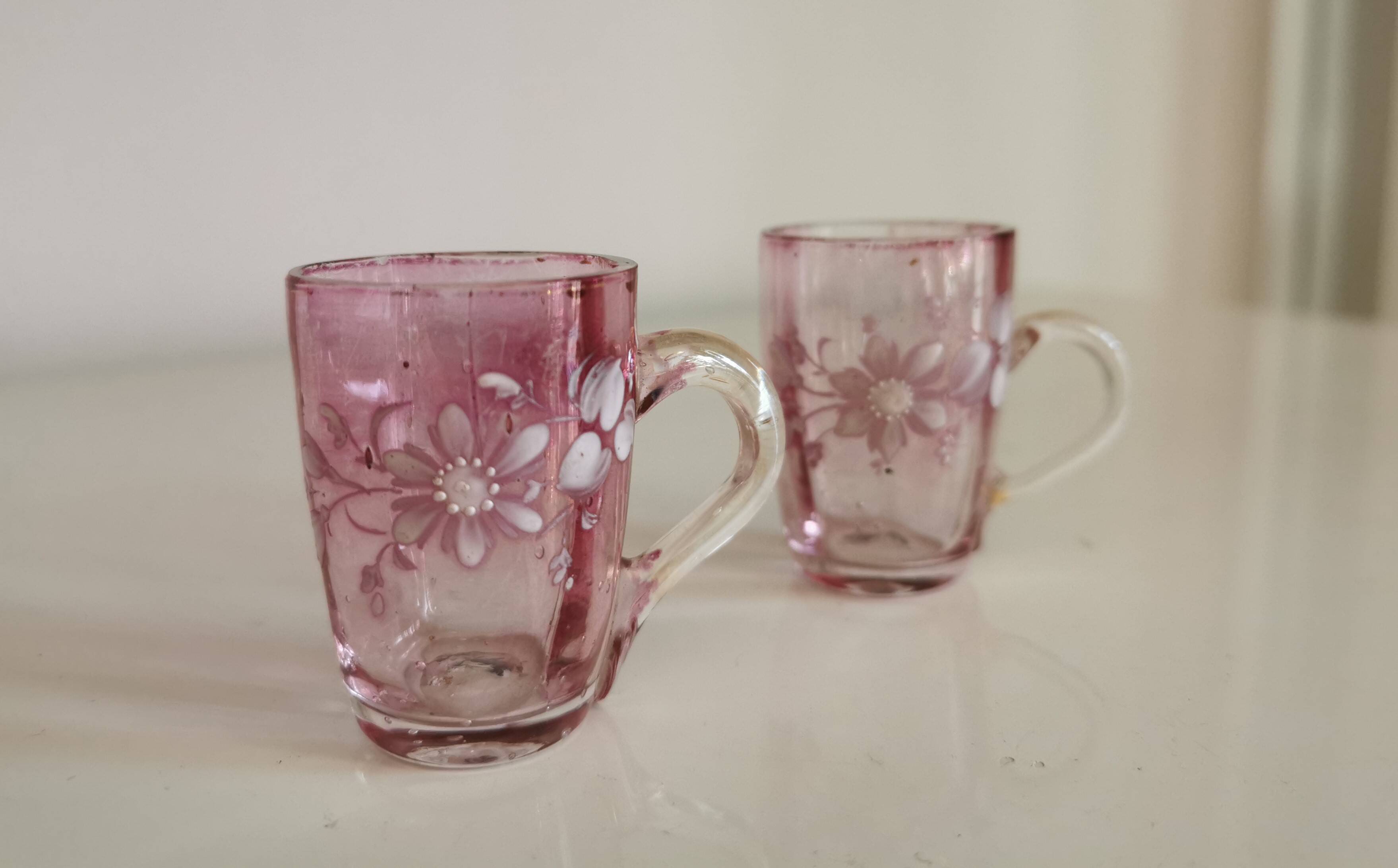 Licorera / jarra francesa y vasos – art noveau