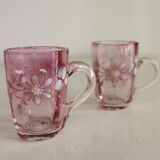 Licorera / jarra francesa y vasos – art noveau