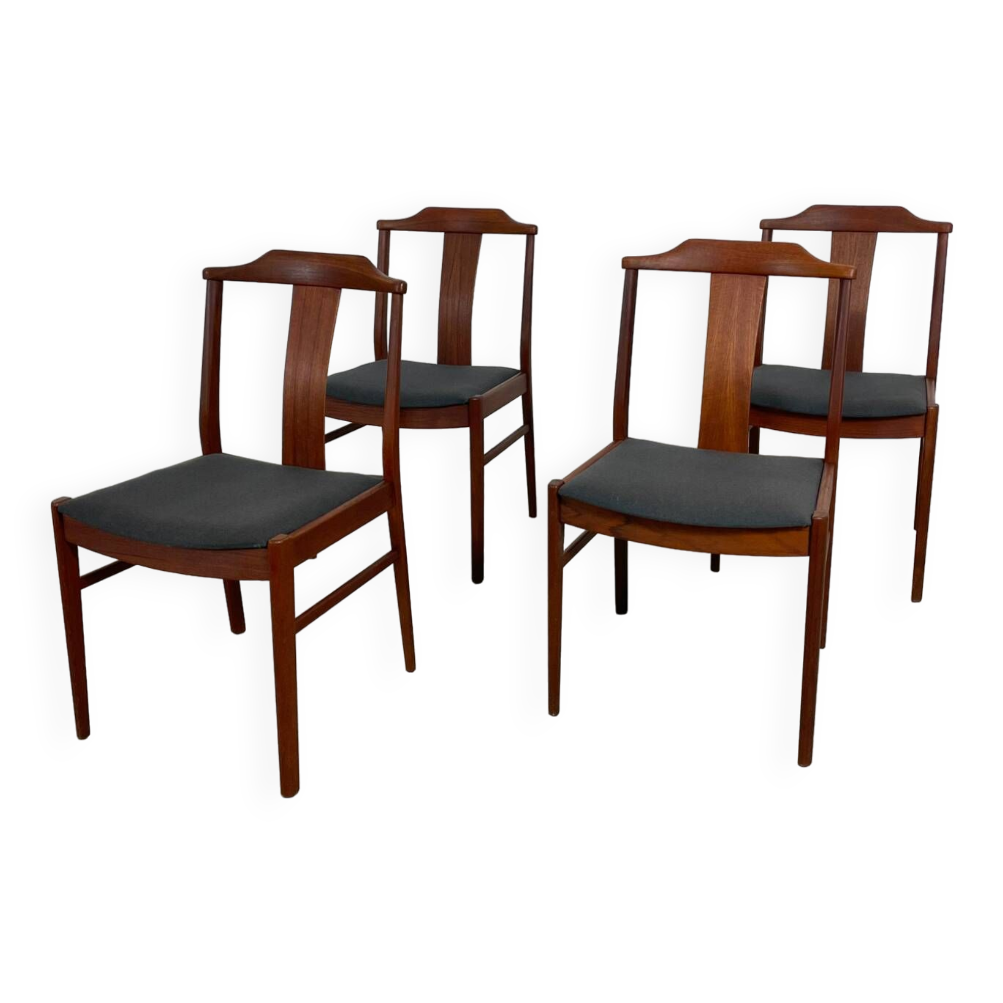 Scandinavian Teak Chairs Yngve Ekström 60s MidCentury