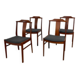 Scandinavian Teak Chairs Yngve Ekström 60s MidCentury