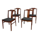 Scandinavian Teak Chairs Yngve Ekström 60s MidCentury