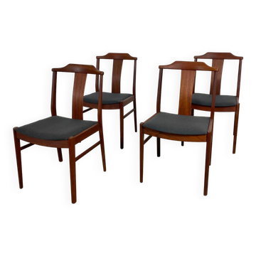Scandinavian Teak Chairs Yngve Ekström 60s MidCentury