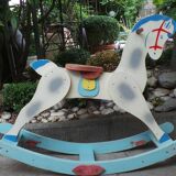 Cheval à bascule vintage