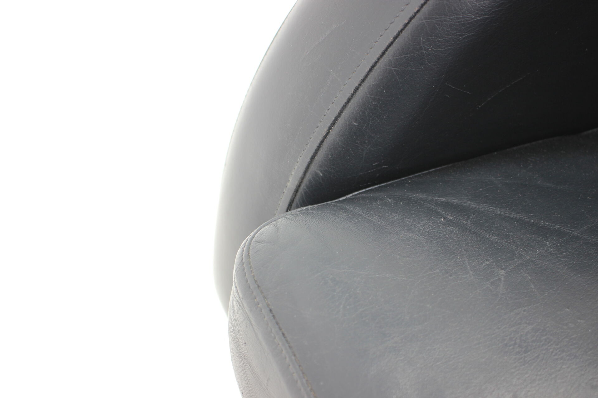 1970s  Pair Of Leather Armchairs ,Czechoslovakia